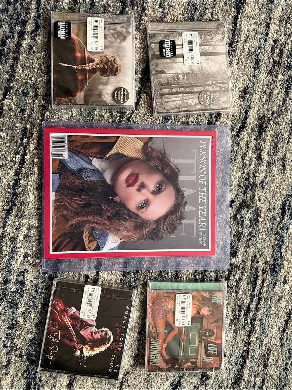 Taylor Swift CDs sealed plus TIME magazine